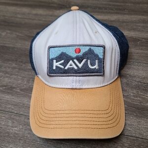 Kavu Hat Snapback Mesh Trucker Cap Patch One Size adjustable